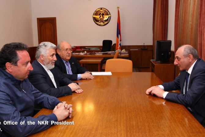 NKR President receives Armenian Diocese of Russia and New Nakhijevan