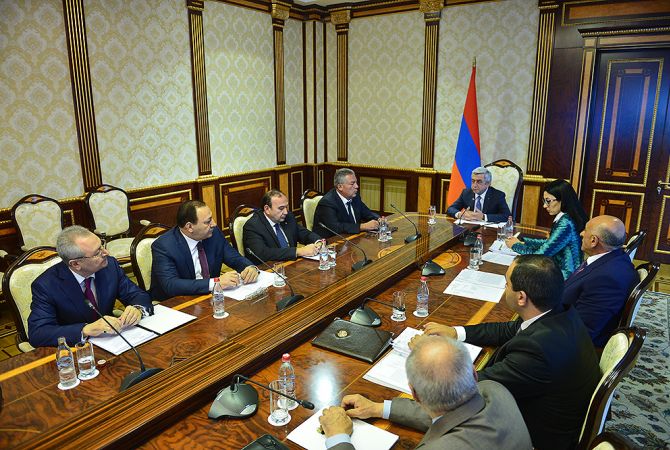 Президент Армении Серж Саргсян провел совещание, посвященное судебно-правовой 
реформе