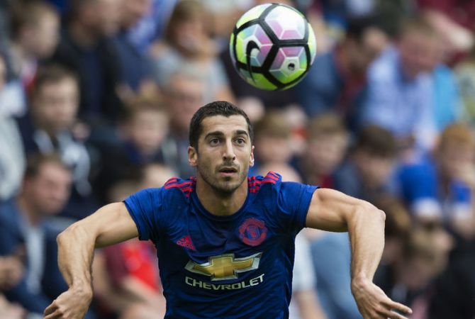 Mourinho includes Mkhitaryan in Manchester United team for upcoming match with Borussia 
Dortmund
