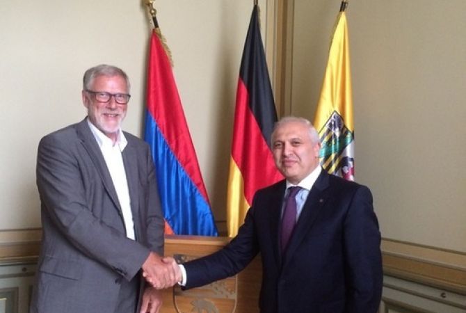 Armenian Ambassador to Germany visits Saxony-Anhalt, Germany