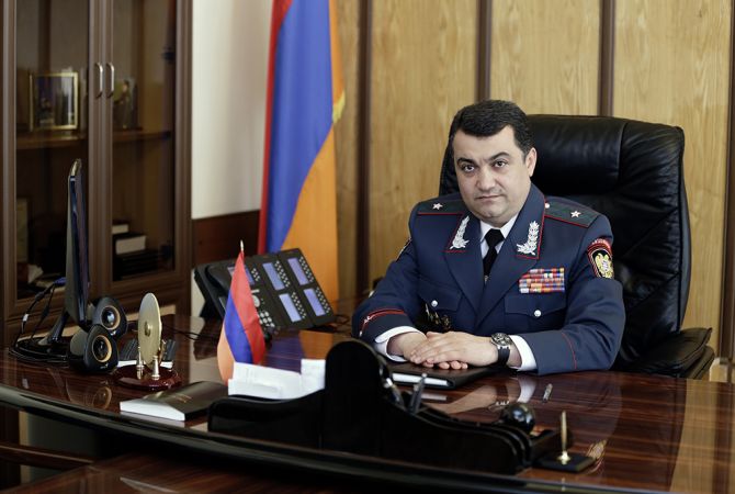  Ашот Карапетян отстранен от должности начальника Управления Еревана полиции РА 