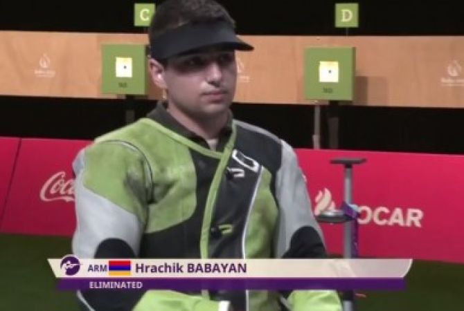  Грачик  Бабаян завершил участие  в XXXI летних Олимпийских играх   