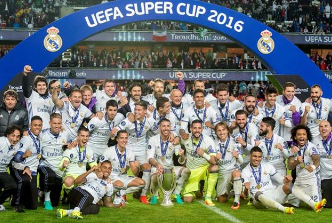 Real Madrid beat Sevilla in UEFA Super Cup 