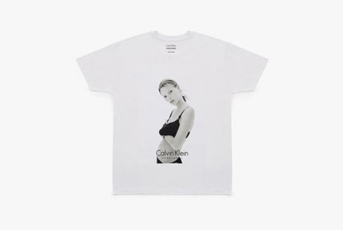  Calvin Klein выпустил футболки с фотографиями Кейт Мосс 20-летней давности 