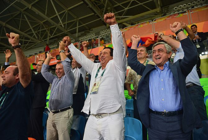  Президент Армении Серж Саргсян с восторгом принял чемпионство Артура Алексаняна 