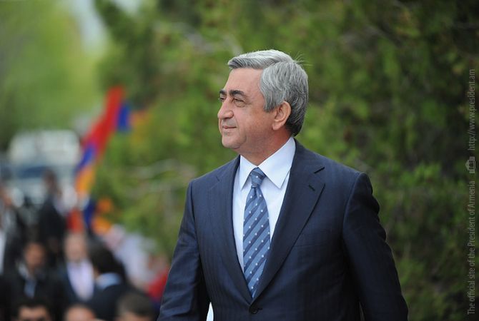 President Sargsyan departs for short-term vacation 