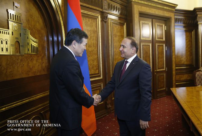 Armenian-Chinese trade and economic relations have great potentials for development: Chinese 
vice Commerce Minister