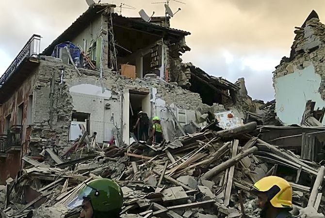 Իտալիայում երկրաշարժի զոհերի թիվը հասել է 73-ի