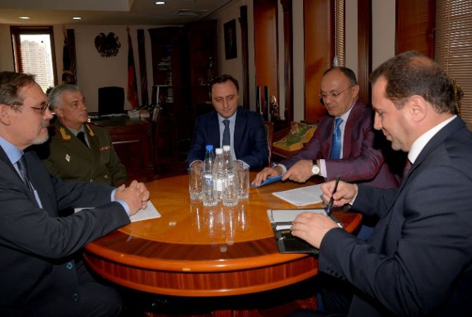 Сейран Оганян и Иван Волынкин обсудили развитие армяно-российского стратегического 
партнерства