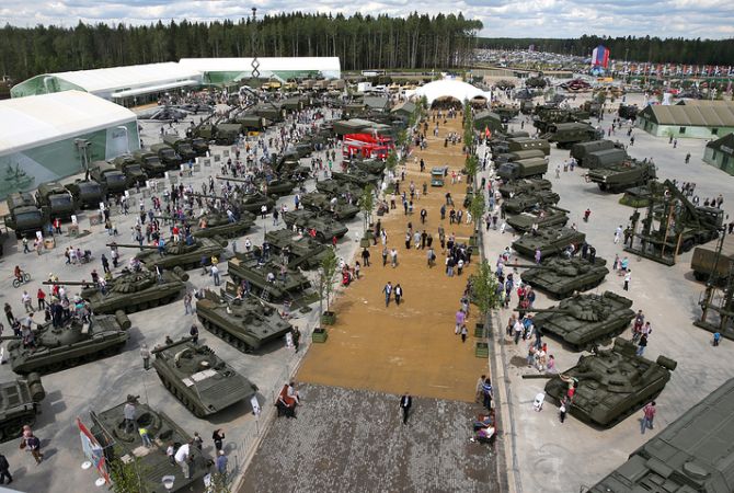 أرمينيا تعرض منتجاتها العسكرية في معرض -جيش 2016 - السنوي الذي يقام في روسيا