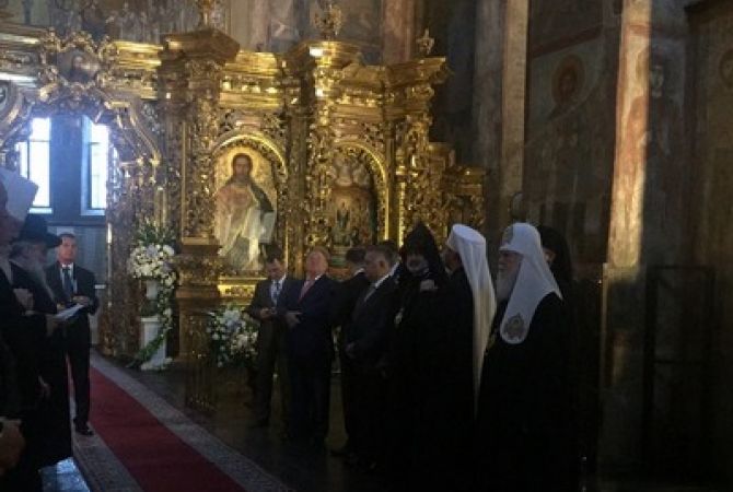 Հայ առաքելական եկեղեցու ներկայացուցիչները մասնակցել է Ուկրաինայի անկախությանը նվիրված աղոթքին