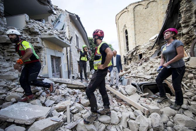 В центральной части Италии произошло новое землетрясение