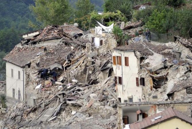 Իտալիայում երկրաշարժից մահացածների թիվը հասել է 278-ի