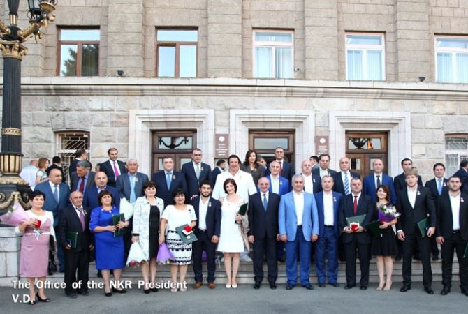 President of Artsakh - Armenian people are united and unified, our struggle and victories are 
common