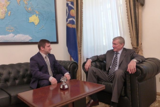  Постоянный представитель Армении встретился с Генеральным секретарем ОДКБ 