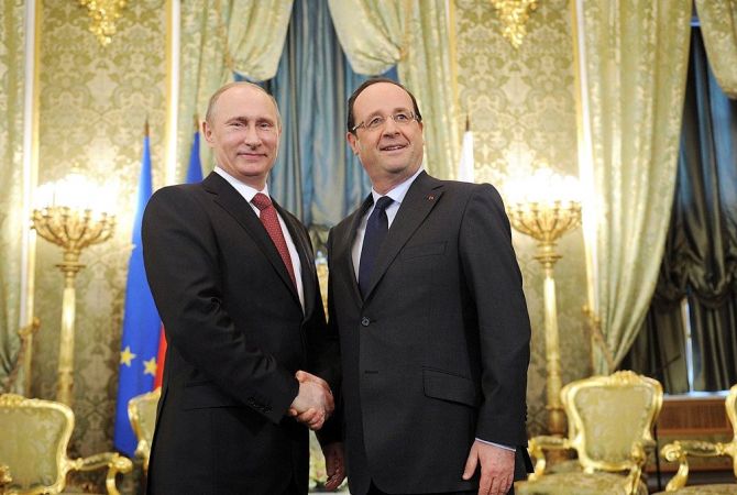  Путин и Олланд обсудят Сирию в ходе визита президента России во Францию 