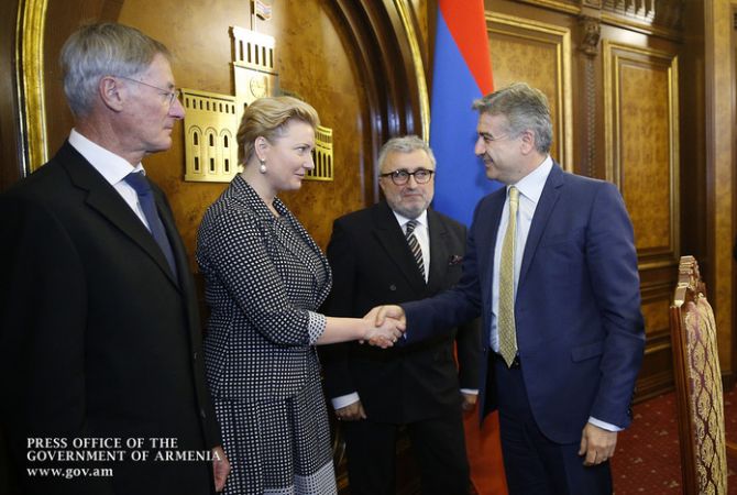  Премьер-министр Армении принял делегацию холдинга «EU-ASIA Business Finance Centre» 