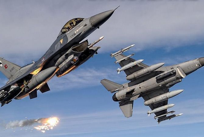 Turkish Air Force delivers airstrikes at PKK targets in northern Iraq 