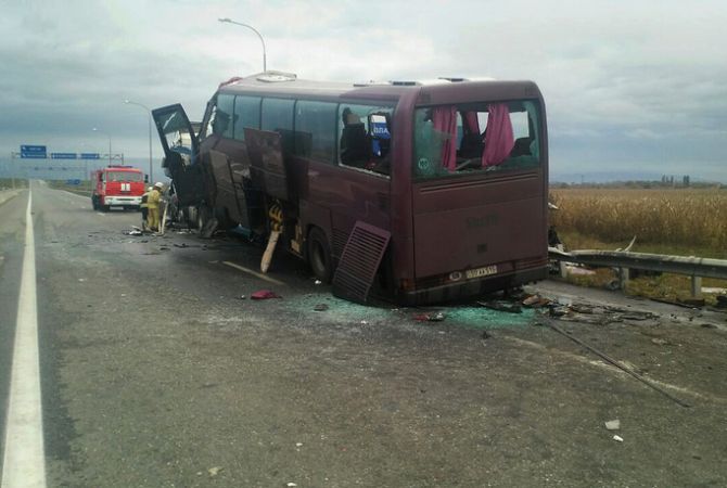 Corpses of killed passengers of Moscow-Yerevan bus crash to be transported by aircraft to 
Armenia