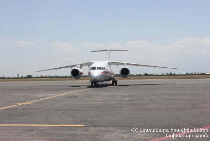  Самолет с пострадавшими в результате ДТП в Беслане прибудет в Ереван в районе 19:10 
часов 