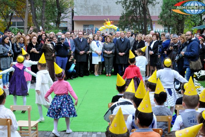 В Шенгавите официально открылся капитально отремонтированный детсад