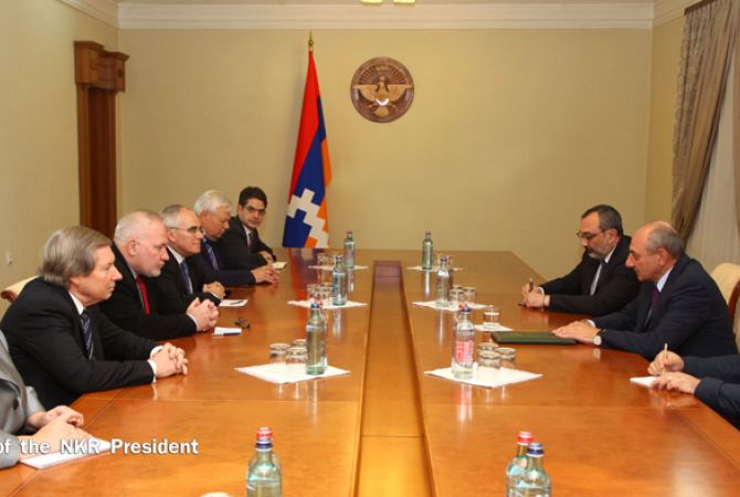 Президент НКР провел встречу с сопредседателями Минской группы ОБСЕ