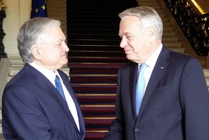 Nalbandian, Ayrault to discuss OSCE Minsk Group proposals on NK conflict settlement 
