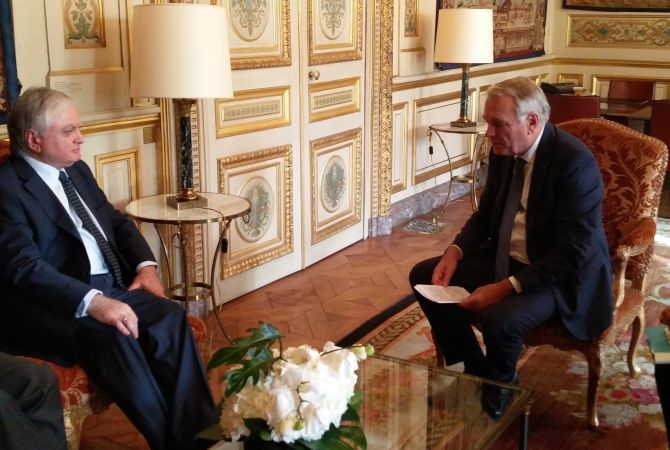 Armenian and French top diplomats highlight implementation of Vienna and St. Petersburg 
agreements