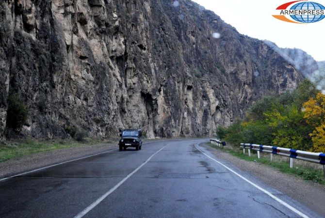 Roads in Armenia are passable
