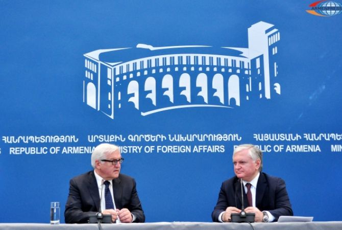 Armenian and German FMs to discuss Nagorno Karabakh conflict settlement process