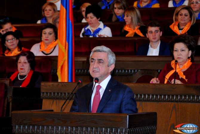 Radical reforms in Armenia will not be limited by changes of names and persons – Armenian 
President