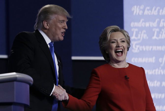 Clinton hopes she can be friendly with Trump again