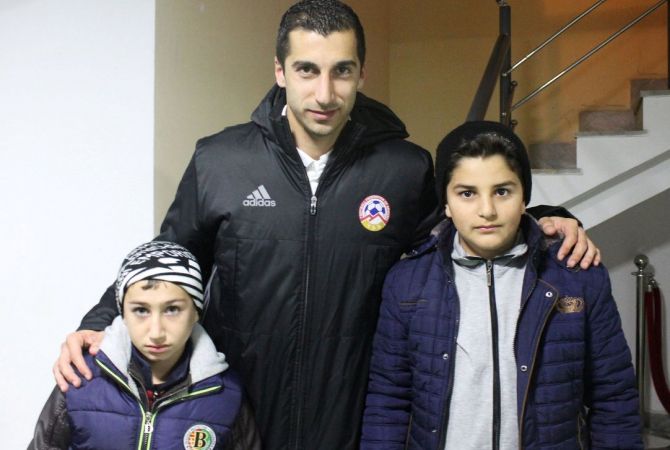Mkhitaryan makes dream come true for fallen soldier's son  