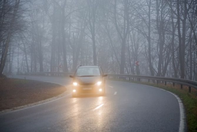 В регионе Гориса густой туман, видимость достигает 20-25 метров