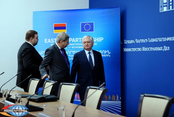 Эдвард Налбандян ожидает скорейшее подписание нового рамочного соглашения 
Армения-ЕС