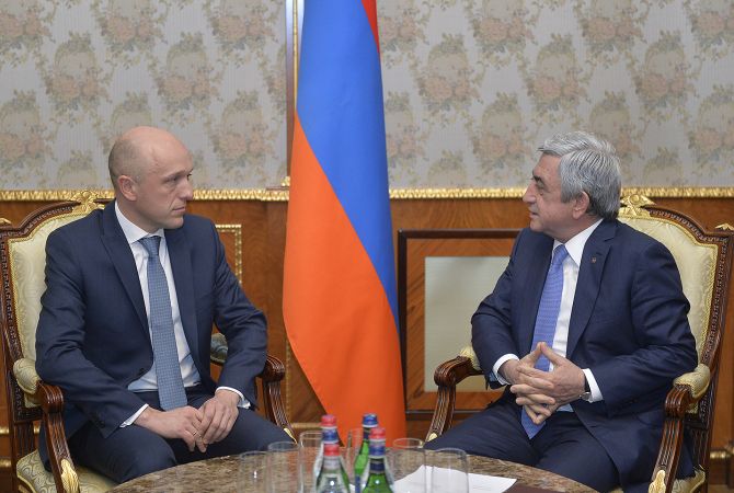  Президент Армении принял директора Службы специальных расследований Литвы 