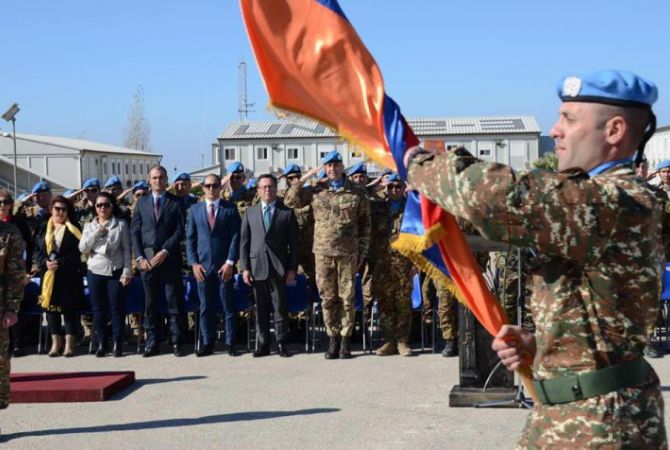 Լիբանանում հայ խաղաղապահներին մեդալներ է շնորհվել