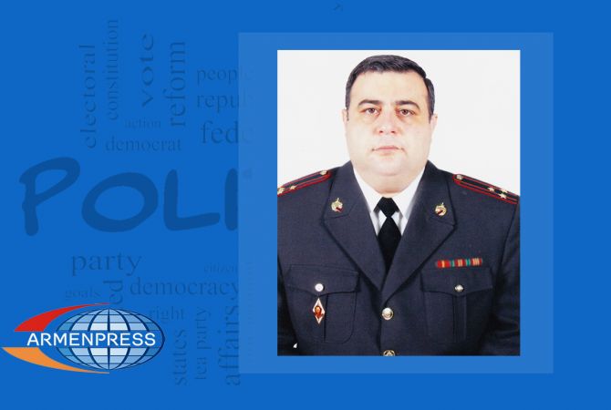  Ованес Кочарян назначен начальником штаба полиции Армении 