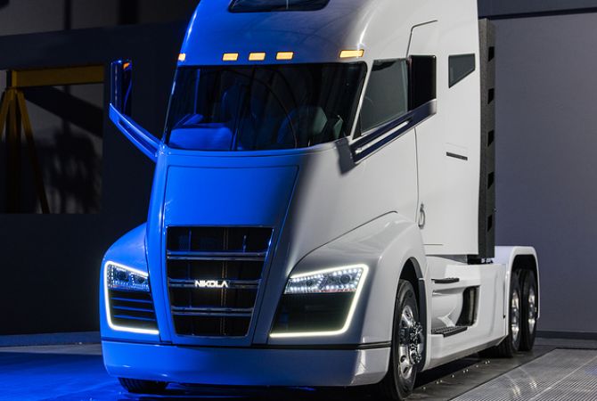 Американская компания Nikola Motor представила первый водородный грузовик