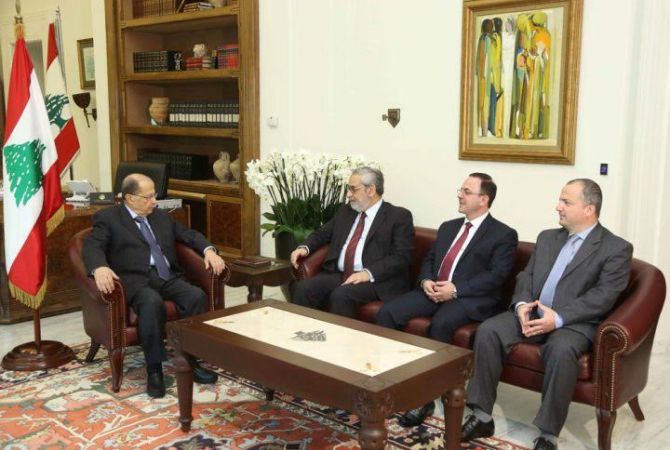 Делегация ЦК АРФД посетила президента Ливана