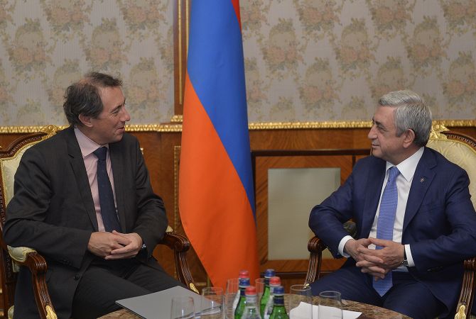 President Sargsyan receives World Bank Vice President for Europe and Central Asia Cyril Muller