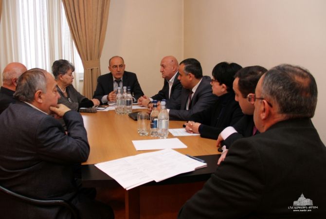  Заместитель председателя НС Арцаха созвал рабочее совещание 