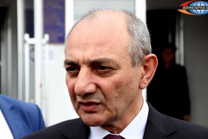  Бако Саакян направил телеграмму соболезнования по случаю смерти министра 
чрезвычайных ситуаций Республики Армения Армена Ерицяна 