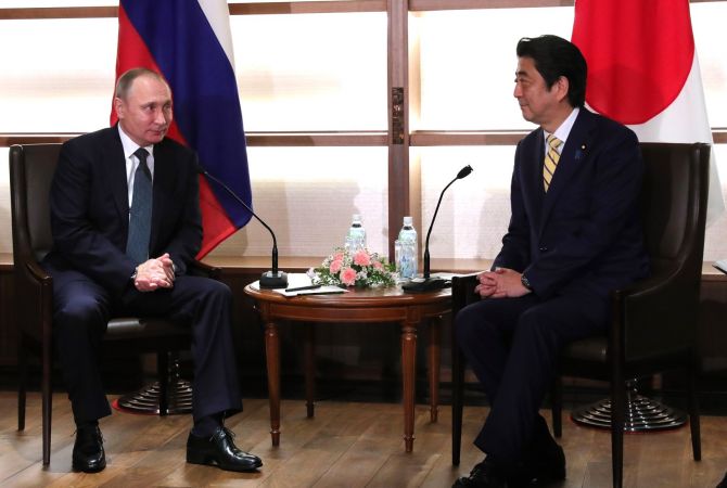  Путин и Абэ обсудили параметры сотрудничества между странами на южных Курилах 