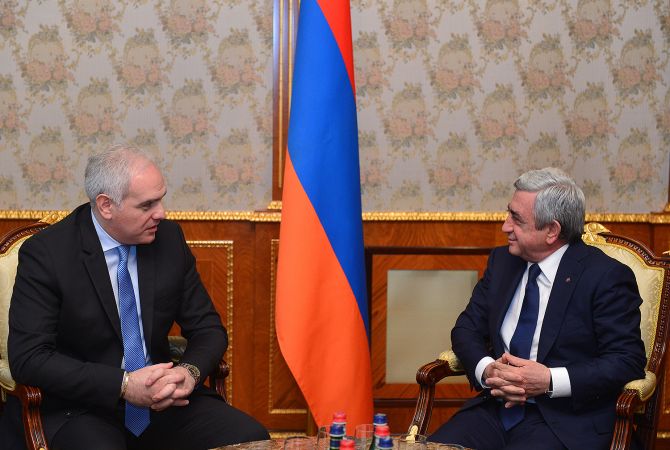  Армения и Грузия не только дружественные государства, но и имеют вековые 
добрососедские связи: президент Саргсян 