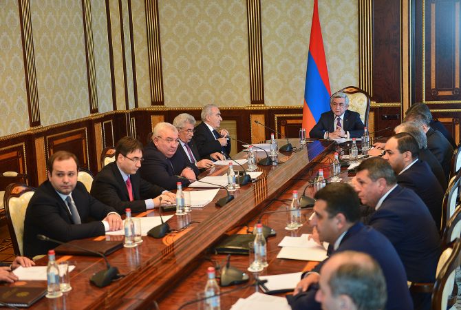  Президент Республики Армения созвал заседание Совета национальной безопасности 