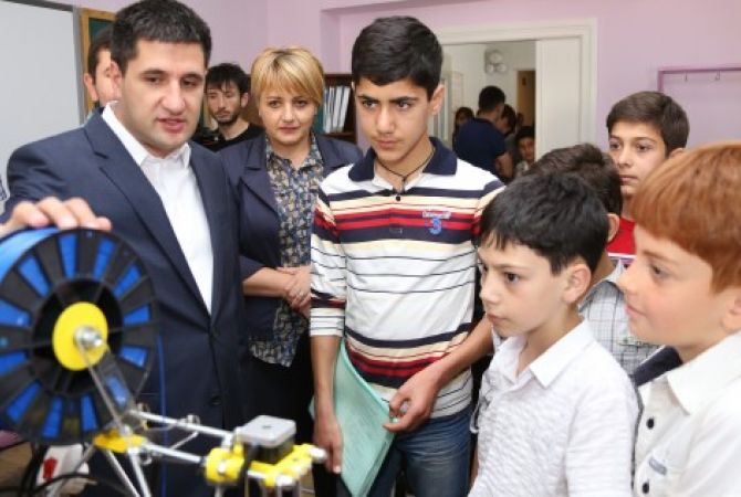 “Armath” engineering club-laboratory students host the project representatives