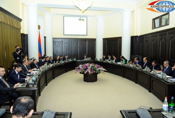 Ministries to present PM Karapetyan the expected investment projects