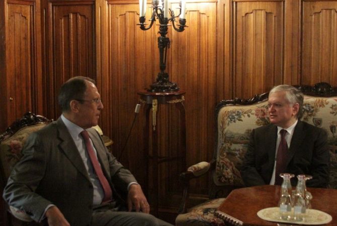 Armenian, Russian FMs discuss process of implementation of Vienna and St. Petersburg 
agreements