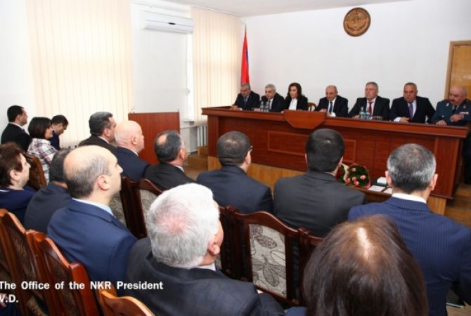 NKR President takes part in event dedicated to Judicial System Worker’s Day